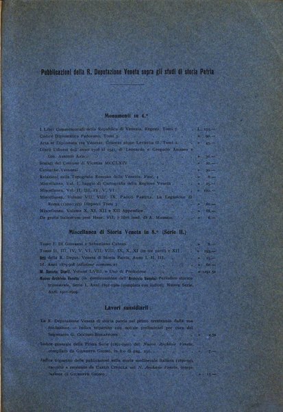 Nuovo archivio veneto pubblicazione periodica della R. Deputazione di storia patria