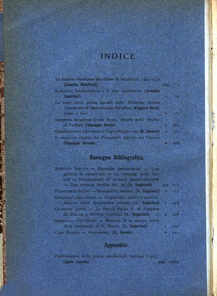 Nuovo archivio veneto pubblicazione periodica della R. Deputazione di storia patria