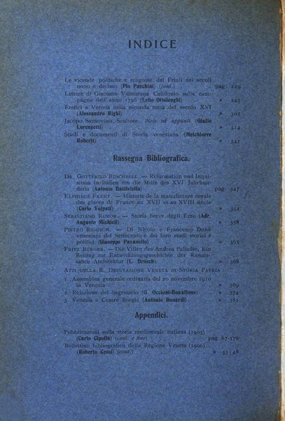 Nuovo archivio veneto pubblicazione periodica della R. Deputazione di storia patria