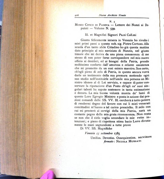 Nuovo archivio veneto pubblicazione periodica della R. Deputazione di storia patria