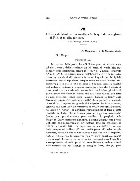 Nuovo archivio veneto pubblicazione periodica della R. Deputazione di storia patria