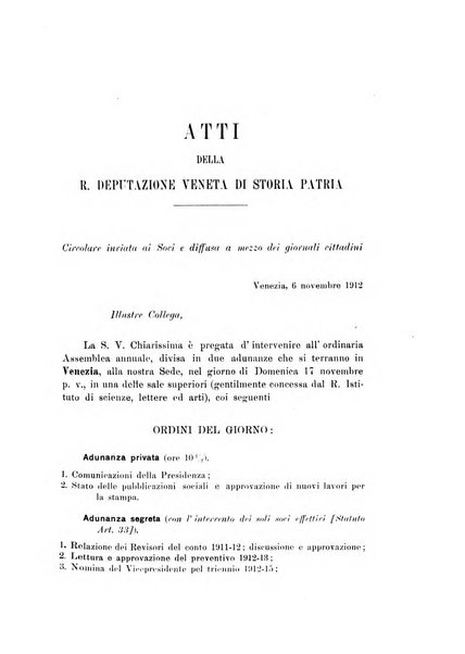 Nuovo archivio veneto pubblicazione periodica della R. Deputazione di storia patria