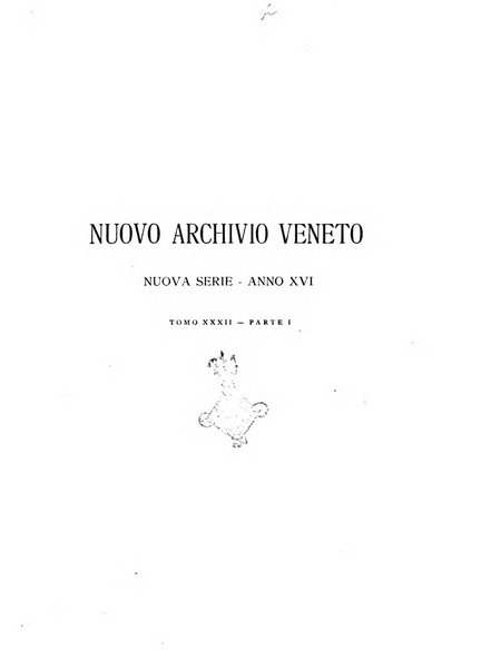 Nuovo archivio veneto pubblicazione periodica della R. Deputazione di storia patria