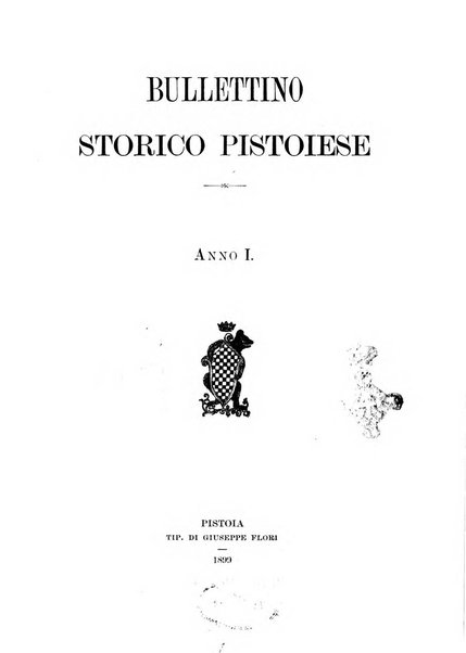 Bullettino storico pistoiese