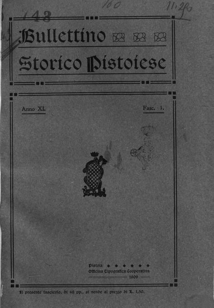 Bullettino storico pistoiese