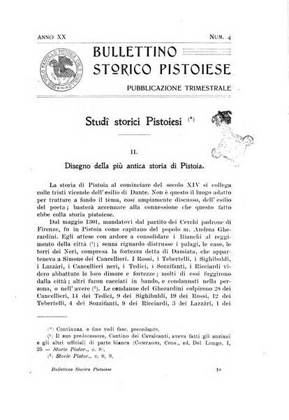 Bullettino storico pistoiese