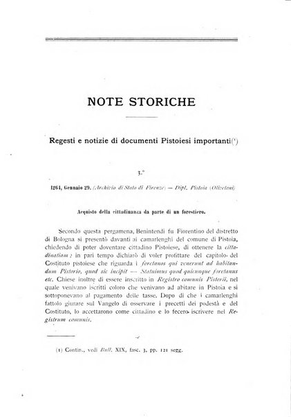 Bullettino storico pistoiese