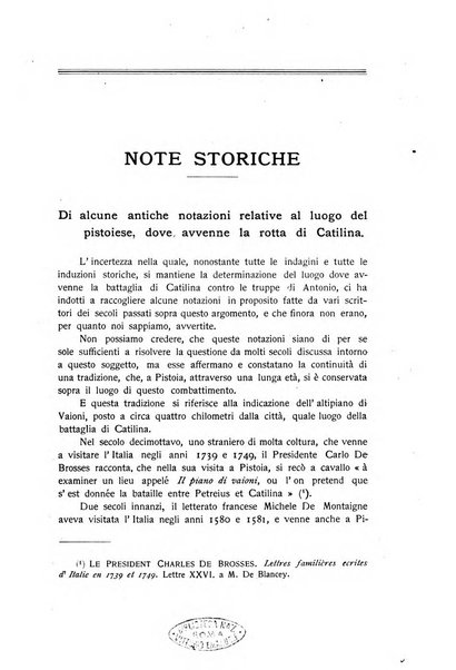 Bullettino storico pistoiese