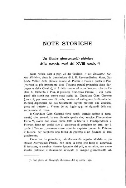 Bullettino storico pistoiese