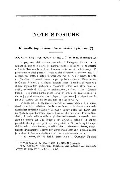 Bullettino storico pistoiese