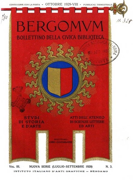 Bergomum bollettino della civica biblioteca