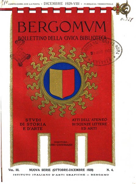 Bergomum bollettino della civica biblioteca