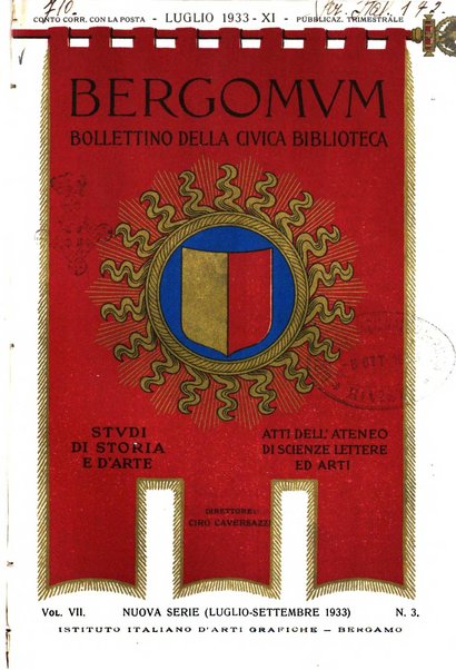 Bergomum bollettino della civica biblioteca