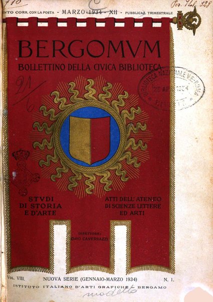 Bergomum bollettino della civica biblioteca