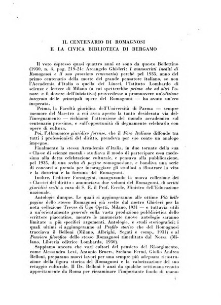 Bergomum bollettino della civica biblioteca