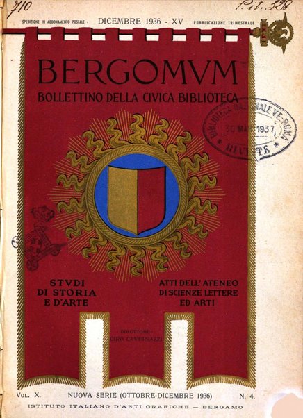 Bergomum bollettino della civica biblioteca