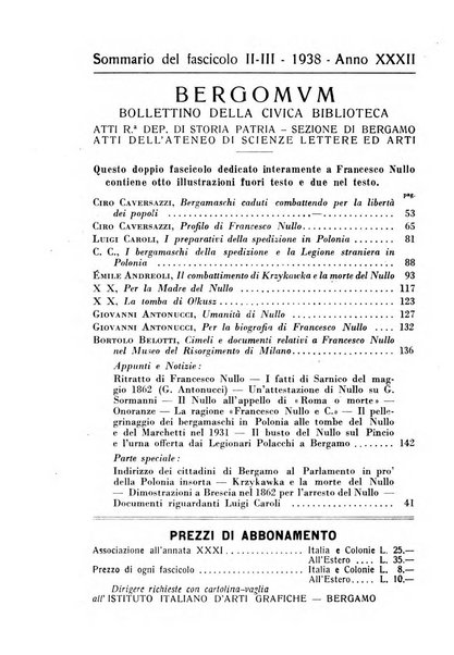 Bergomum bollettino della civica biblioteca