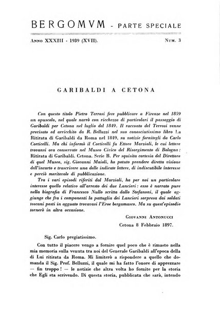 Bergomum bollettino della civica biblioteca