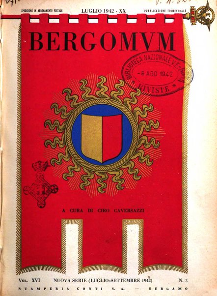 Bergomum bollettino della civica biblioteca