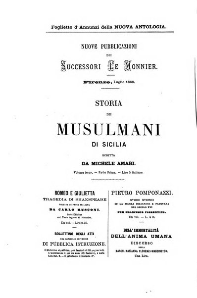 Nuova antologia di scienze, lettere ed arti