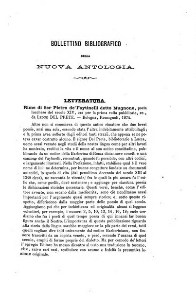 Nuova antologia di scienze, lettere ed arti