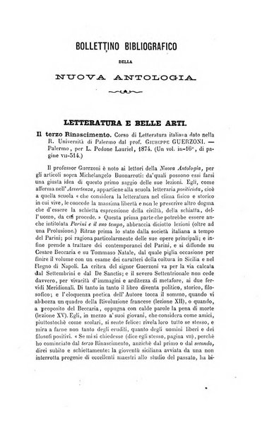 Nuova antologia di scienze, lettere ed arti