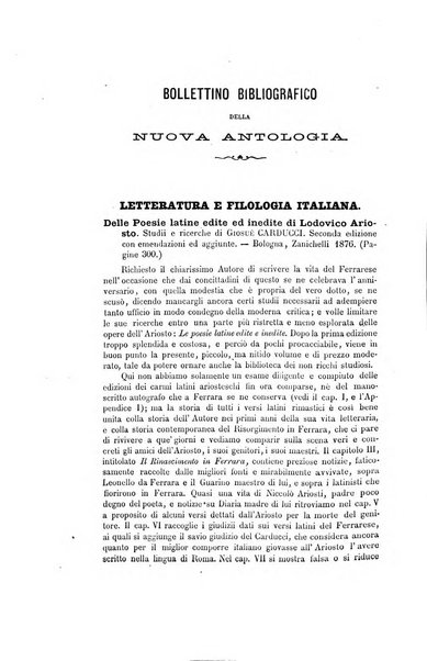 Nuova antologia di scienze, lettere ed arti