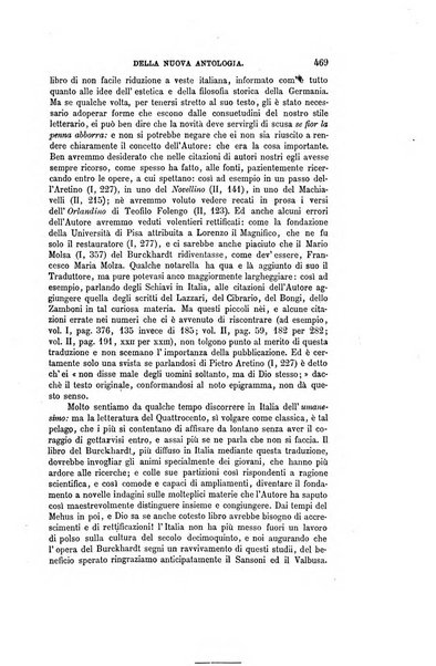 Nuova antologia di scienze, lettere ed arti