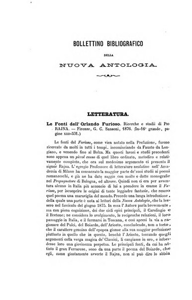 Nuova antologia di scienze, lettere ed arti