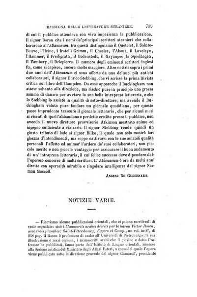 Nuova antologia di scienze, lettere ed arti