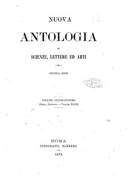 Nuova antologia di scienze, lettere ed arti