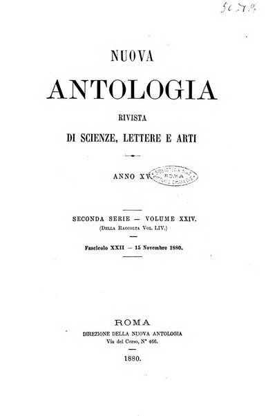 Nuova antologia di scienze, lettere ed arti