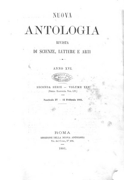 Nuova antologia di scienze, lettere ed arti