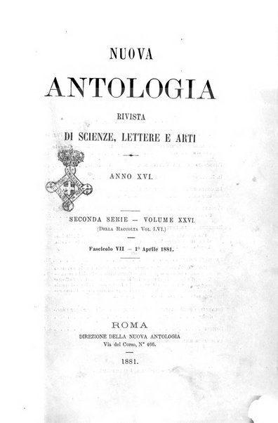 Nuova antologia di scienze, lettere ed arti