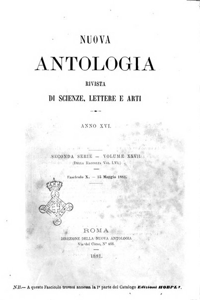 Nuova antologia di scienze, lettere ed arti