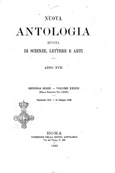 Nuova antologia di scienze, lettere ed arti