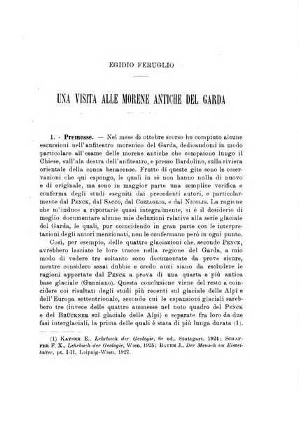 Giornale di geologia annali del R. Museo geologico di Bologna