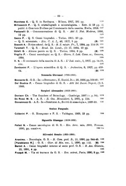 Giornale di geologia annali del R. Museo geologico di Bologna