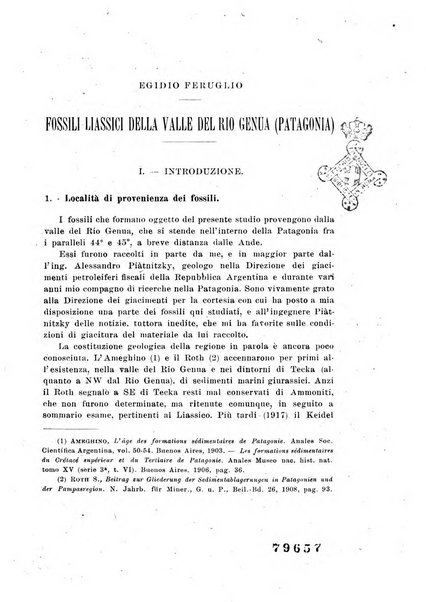 Giornale di geologia annali del R. Museo geologico di Bologna