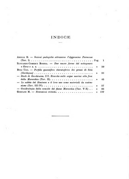 Giornale di geologia annali del R. Museo geologico di Bologna