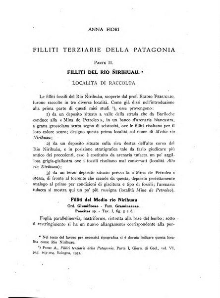 Giornale di geologia annali del R. Museo geologico di Bologna