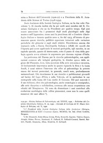 Giornale di geologia annali del R. Museo geologico di Bologna