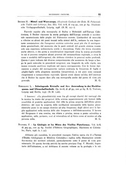 Giornale di geologia annali del R. Museo geologico di Bologna