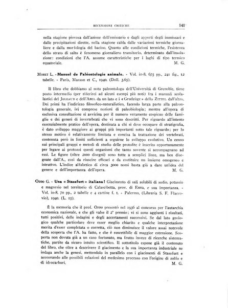 Giornale di geologia annali del R. Museo geologico di Bologna