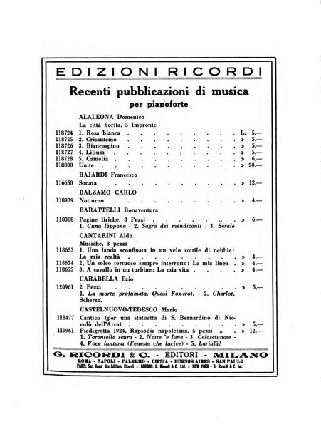 Bollettino bibliografico musicale