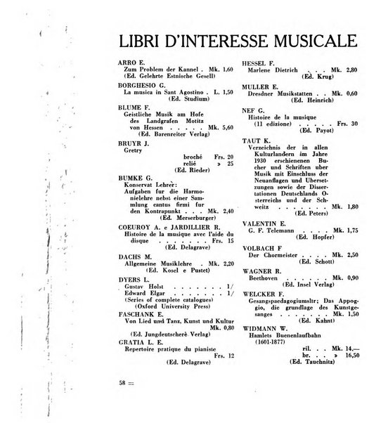 Bollettino bibliografico musicale