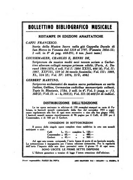 Bollettino bibliografico musicale