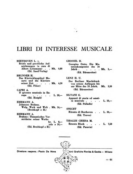 Bollettino bibliografico musicale