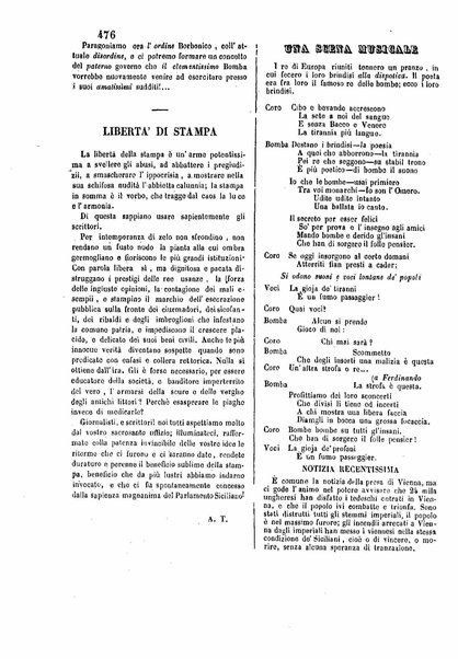 La forbice : gazzetta periodica di Sicilia