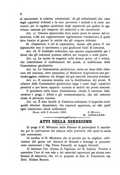 Bollettino del comizio agrario di Mantova e dei distretti riuniti di Asola, Bozzolo, Canneto sull'Oglio, Gonzaga, Ostiglia, Volta